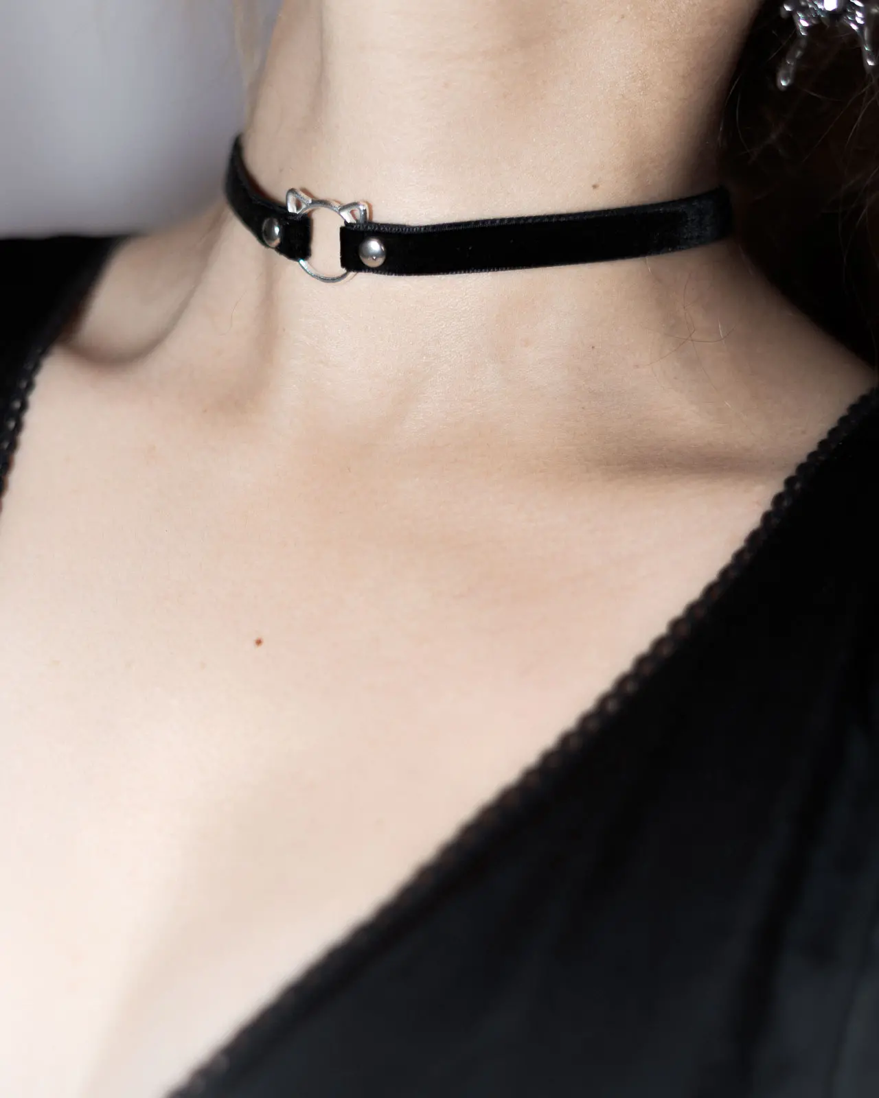 Set Choker Argolla Gatito | Tokio Sheep